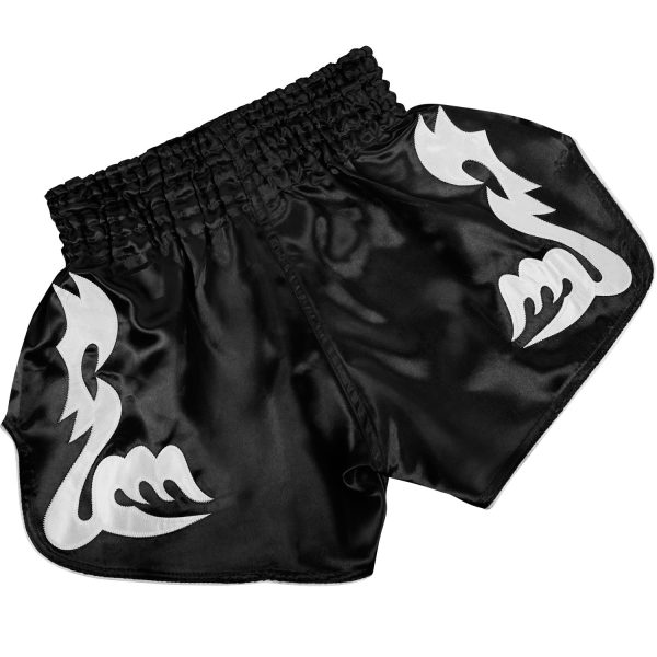 Venum Bangkok Inferno Muay Thai Shorts - Black White Supply - Image 2