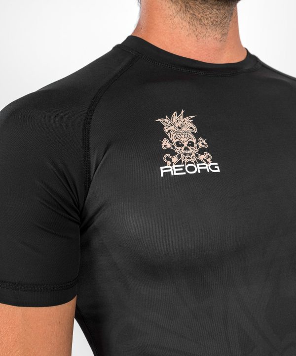 Venum Reorg Rashguard - Short Sleeves - Black For Sale - Image 5