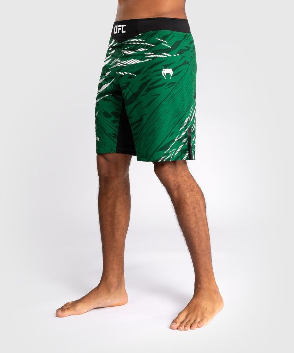 UFC Fusion by Venum Personalized Authentic Fight Night Men s Fight Short - Long Fit - Green For Discount - Image 3