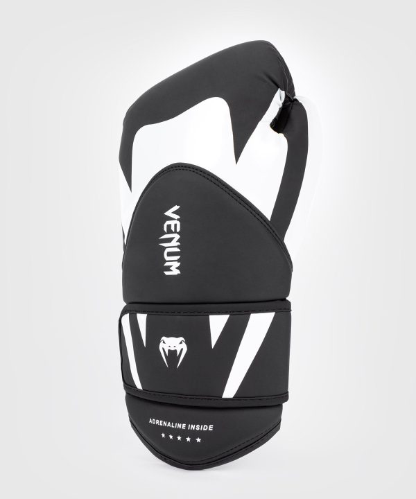 Venum Challenger 4.0 Boxing Gloves - Black White For Discount - Image 4