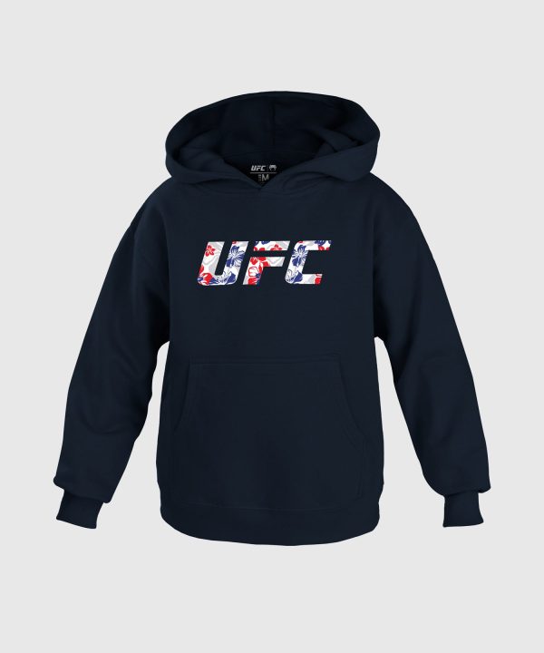 Kids UFC Unrivaled by Venum Navy Max Holloway Hoodie on Sale