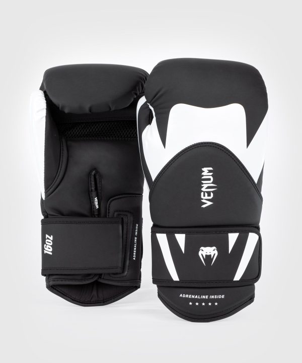 Venum Challenger 4.0 Boxing Gloves - Black White For Discount