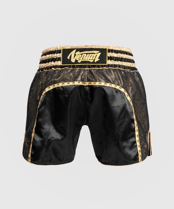 Venum Absolute 2.0 Muay Thai Shorts - Black Gold Fashion - Image 4
