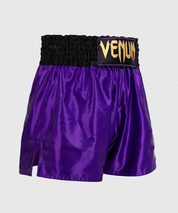 Venum Classic Muay Thai Shorts - Dark Purple For Sale - Image 4